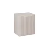 Meuble sous vasque VANO 50 cm 2 portes Coloris marron congo L50 x P39 x H57 cm Meuble suspendu