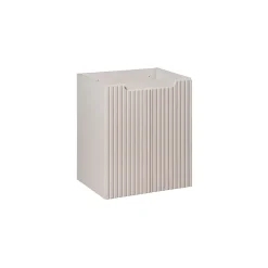 Meuble sous vasque VANO 50 cm 2 portes Coloris marron congo L50 x P39 x H57 cm Meuble suspendu
