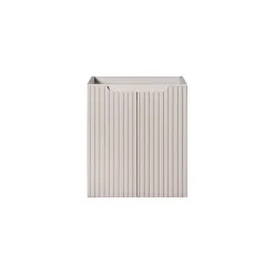 Meuble sous vasque VANO 50 cm 2 portes Coloris marron congo L50 x P39 x H57 cm Meuble suspendu