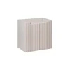 Meuble sous vasque VANO 60 cm 2 portes Marron congo mat L60 x P39 x H57 cm Meuble suspendu
