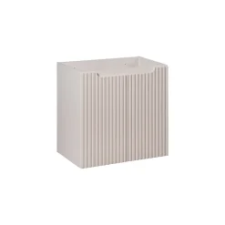 Meuble sous vasque VANO 60 cm 2 portes Marron congo mat L60 x P39 x H57 cm Meuble suspendu