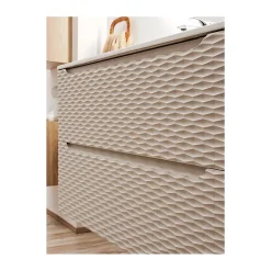 Meuble sous vasque YOKA Beige et chene clair 70 cm
