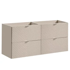 Meuble sous-vasque 120cm 4 tiroirs Manoa Cachemire
