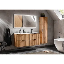 Meuble sous-vasque 120cm Adriel Bois