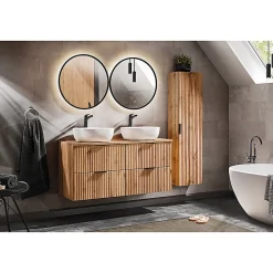 Meuble sous-vasque 120cm Adriel Bois