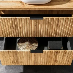 Meuble sous-vasque 120cm Adriel Bois