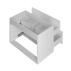Meuble sous-vasque 80cm Aurora Blanc
