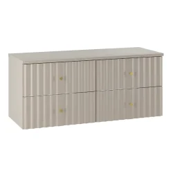 Meuble sous-vasque 120cm plan de toilette Izae Cachemire