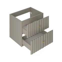 Meuble sous-vasque 120cm plan de toilette Izae Cachemire