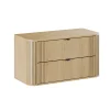 Meuble sous-vasque 100cm plan de toilette Mila Bois