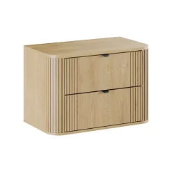 Meuble sous-vasque 80cm plan de toilette Mila Bois