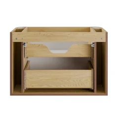 Meuble sous-vasque 80cm plan de toilette Mila Bois