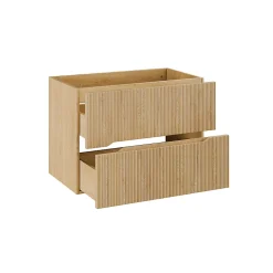 Meuble sous-vasque 80cm plan de toilette Isaline Bois