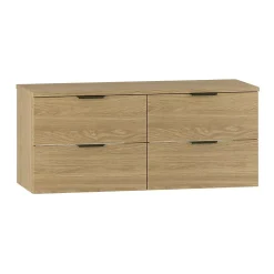 Meuble sous-vasque 120cm plan de toilette Astrid Bois