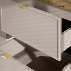 Meuble sous-vasque 120cm plan de toilette Alba Cachemire