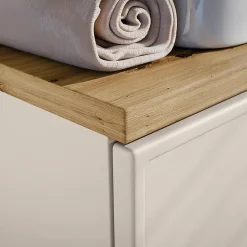 Meuble sous-vasque 120cm plan de toilette Alba Cachemire