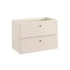 Meuble sous-vasque 80cm Sanae Beige sable
