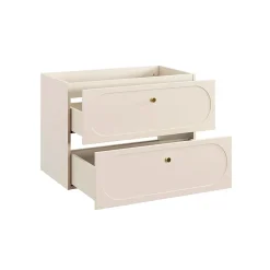 Meuble sous-vasque 80cm Sanae Beige sable