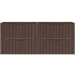 Meuble sous-vasque 120cm Siena bois et noir