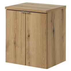 Meuble sous-vasque NEWPORT 50 x 60 x 40 cm effet chêne en.casa