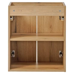 Meuble sous-vasque NEWPORT 50 x 60 x 40 cm effet chêne noir en.casa