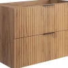 Meuble suspendu sous lavabo FLOW chêne 80 cm