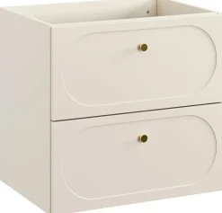 Meuble suspendu sous lavabo DONNA SAND beige 60 cm