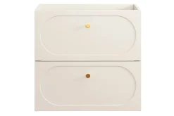 Meuble suspendu sous lavabo DONNA SAND beige 60 cm