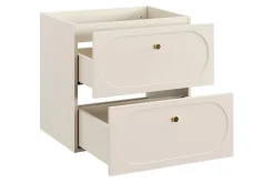 Meuble suspendu sous lavabo DONNA SAND beige 60 cm