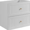 Meuble suspendu sous lavabo GUSTO blanc 60 cm