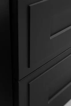 Meuble suspendu sous lavabo CLASSIC noir 80 cm
