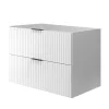 Meuble suspendu sous lavabo FLOW blanc 80 cm