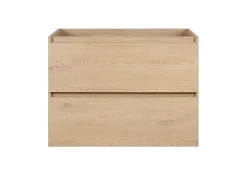 Meuble suspendu sous lavabo SIMPLE chêne clair 80 cm