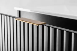 Meuble suspendu sous lavabo FLOW noir 120 cm