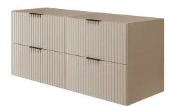 Meuble suspendu sous lavabo FLOW cachemire 120 cm