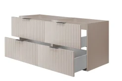 Meuble suspendu sous lavabo FLOW cachemire 120 cm