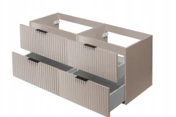 Meuble suspendu sous lavabo FLOW cachemire 120 cm