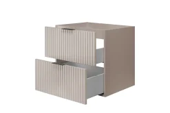 Meuble suspendu sous lavabo FLOW cachemire 60 cm
