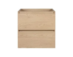 Meuble suspendu sous lavabo SIMPLE chêne clair 60 cm
