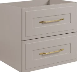 Meuble suspendu sous lavabo CLASSIC cachemire 60 cm