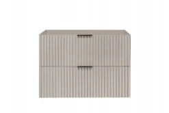 Meuble suspendu sous lavabo FLOW cachemire 80 cm