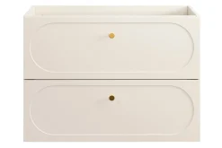 Meuble suspendu sous lavabo DONNA SAND beige 80 cm