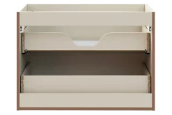 Meuble suspendu sous lavabo DONNA SAND beige 80 cm