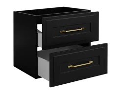 Meuble suspendu sous lavabo CLASSIC noir 60 cm