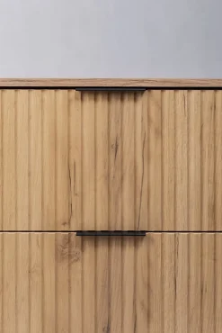 Meuble suspendu sous lavabo FLOW chêne 60 cm
