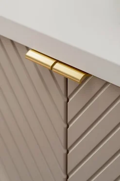 Meuble suspendu sous vasque avec 2 portes VIVA CACHEMIRE 60 cm