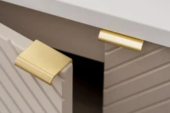 Meuble suspendu sous vasque avec 2 portes VIVA CACHEMIRE 60 cm