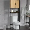 Meuble étagère dessus WC placard DETROIT design industriel
