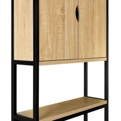 Meuble étagère dessus WC placard DETROIT design industriel