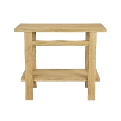 Meuble vasque en chêne massif vieilli l.95 x H.78 x P.50 cm, Homesight Taby